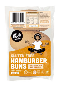 Gluten Free Hamburger Buns Packaging