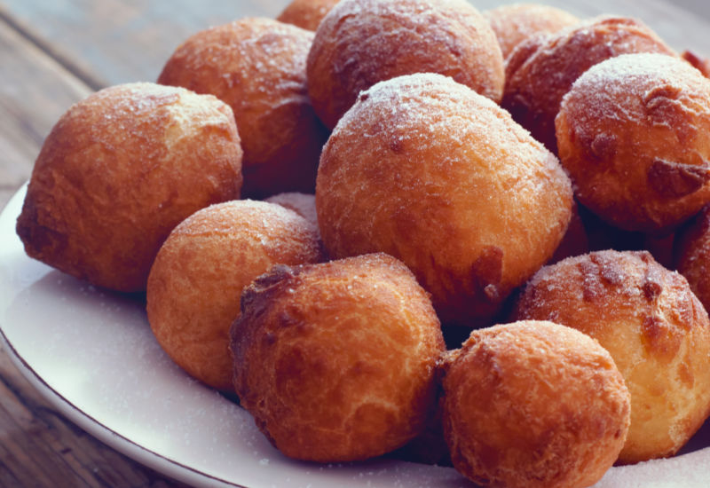 Gluten free doughnuts on a plate