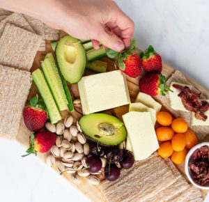 Plant-based cheese board