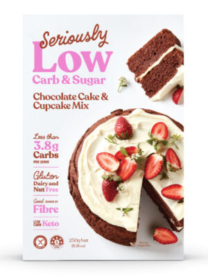 Seriously Low Carb Chocolate Cake Packaging