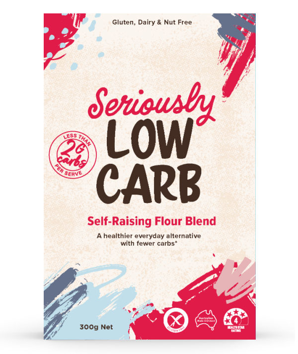Seriously Low Carb Self Raising Flour 300g (5 Boxes) - Buy Gluten Free