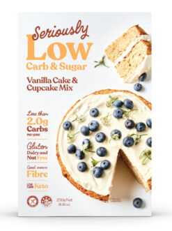 Seriously Low Carb Vanilla Cake Packaging