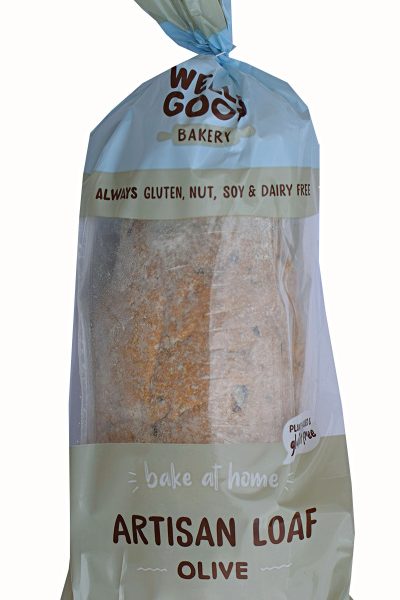 Gluten free artisan olive loaf